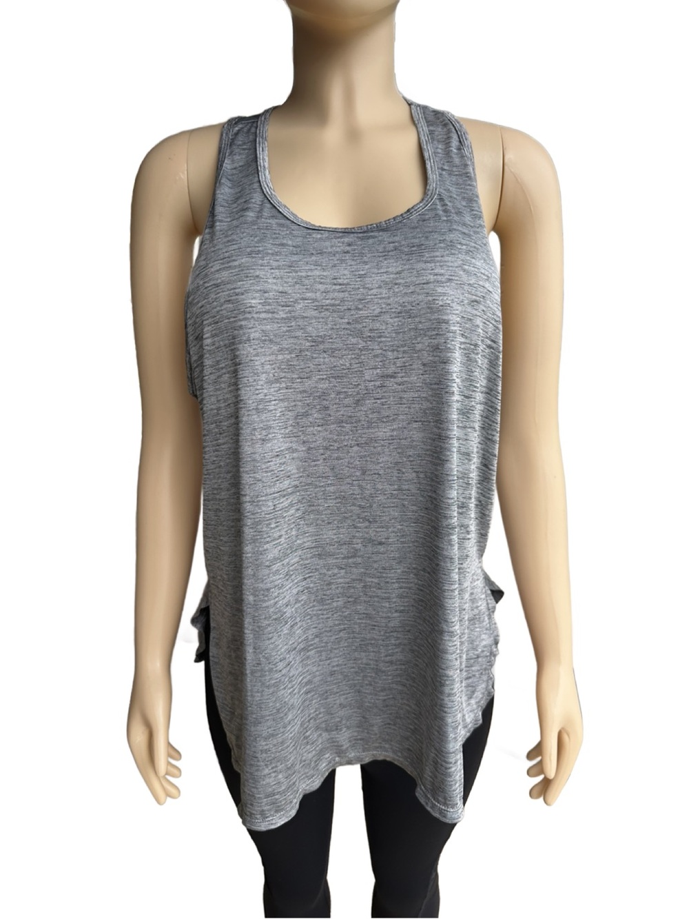 Athletic Works Grey Racerback Tank Top - Women's
